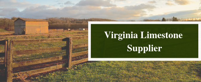 a graphic that says "Virginia Limestone Supplier" on it