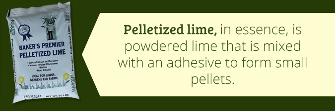 what is pelletized lime