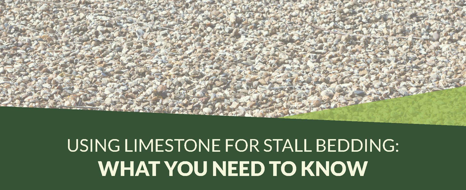 using limestone for stall bedding what you need to know